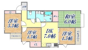 チェリーコートの物件間取画像